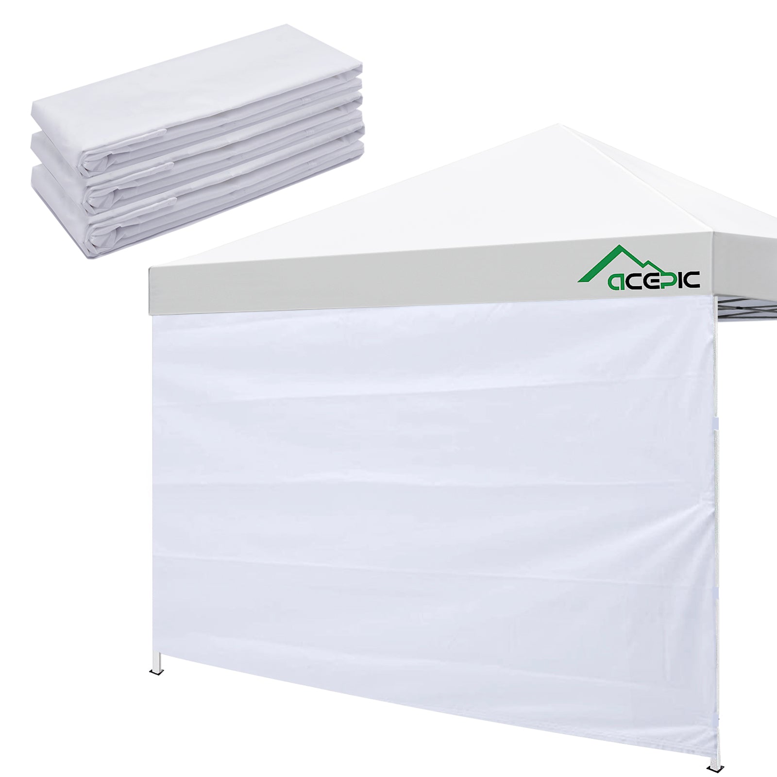ACEPIC Instant Canopy Tent SideWalls for 10x10 FT Pop Up Canopy(3PCS)